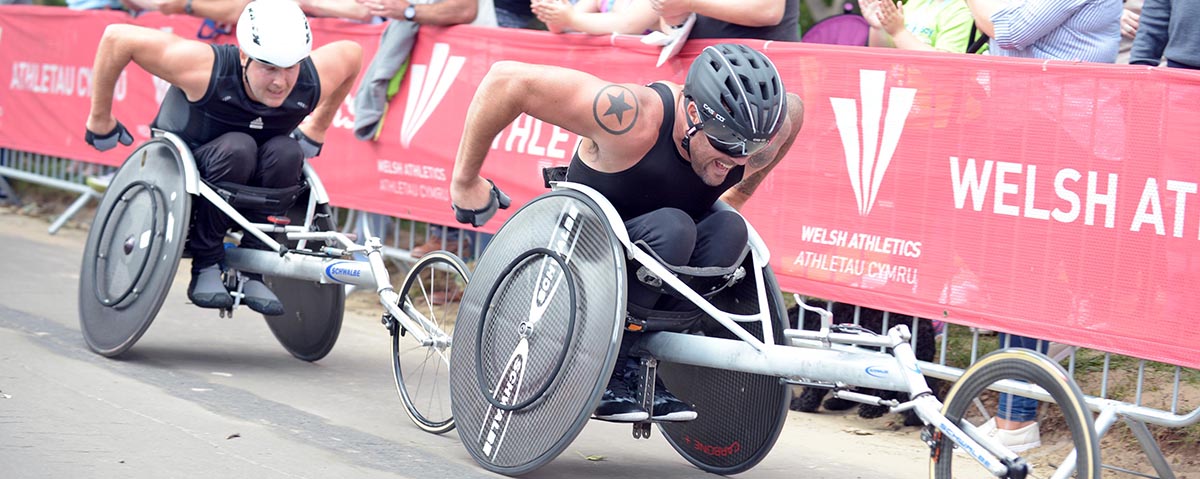 Wheelchair race Swansea Bay 10k
