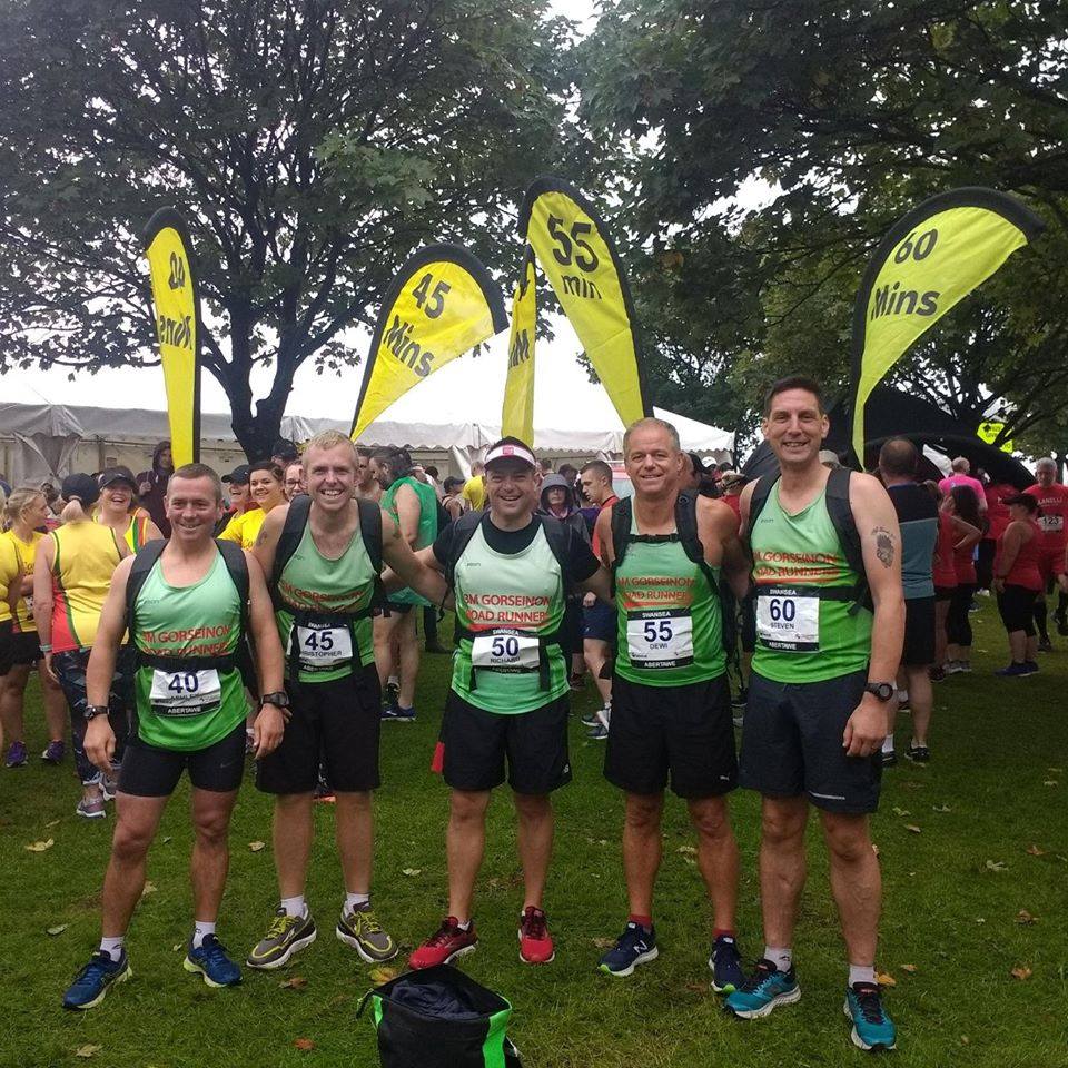 Photo of the 3M pace runners for the 2018 Swansea Bay 10k